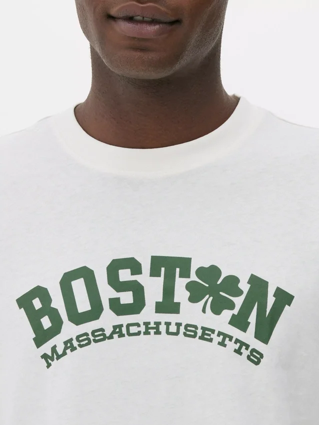 Boston print t-shirt