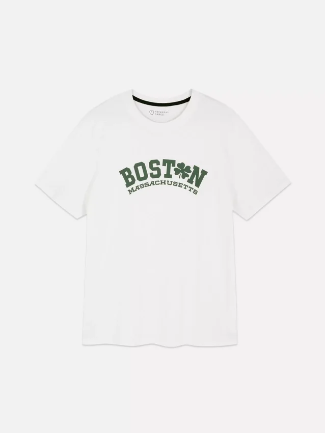 Boston print t-shirt