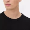 Bound-neck relaxed-fit cotton t-shirt