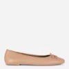 Bow ballerina flats