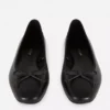 Bow ballerina flats