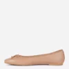 Bow ballerina flats