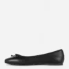 Bow ballerina flats