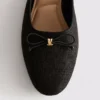 Bow detail ballerina mule sandals