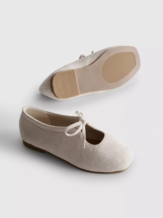 Bow-detail ballet flats