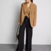 Bow detail palazzo pants