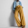 Bow detail palazzo pants