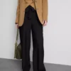Bow detail palazzo pants