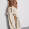 Bow detail palazzo pants