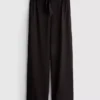 Bow detail palazzo pants