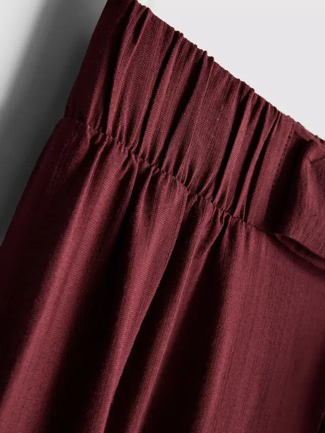 Bow detail palazzo pants