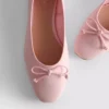 Bow-front ballet pumps