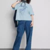 Boxy cotton graphic tee