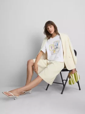 Boxy cotton graphic tee