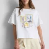 Boxy cotton graphic tee