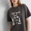 Boxy cotton graphic tee