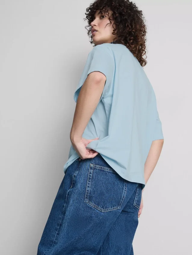 Boxy cotton graphic tee