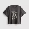 Boxy cotton graphic tee