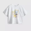 Boxy cotton graphic tee