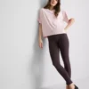Boxy crew neck cotton tee
