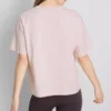 Boxy crew neck cotton tee