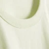 Boxy crew neck cotton tee