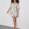 Boyfriend shorty pajamas