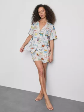 Boyfriend shorty pajamas