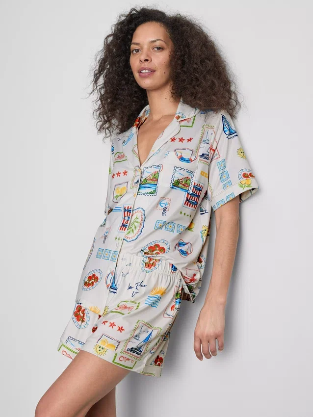 Boyfriend shorty pajamas
