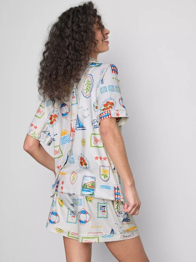 Boyfriend shorty pajamas
