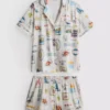 Boyfriend shorty pajamas