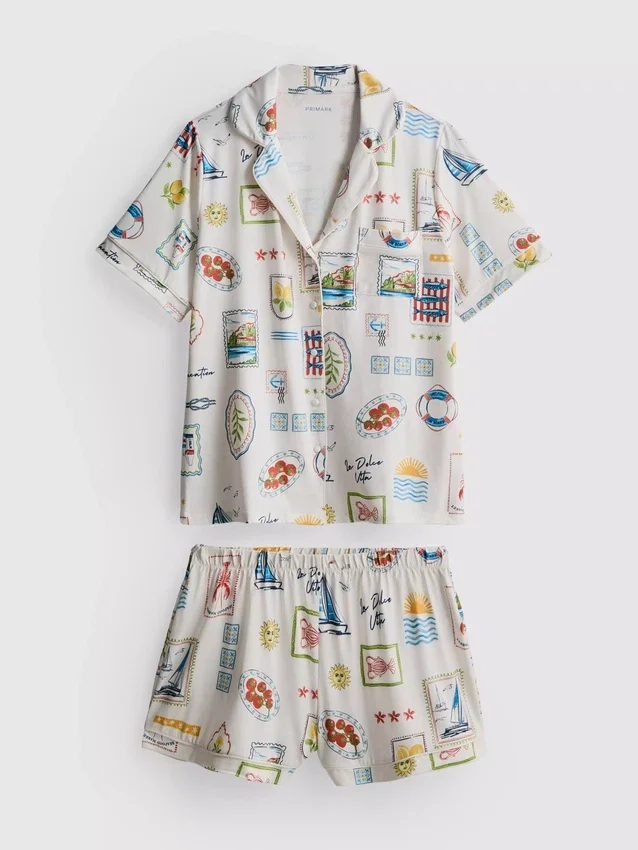 Boyfriend shorty pajamas