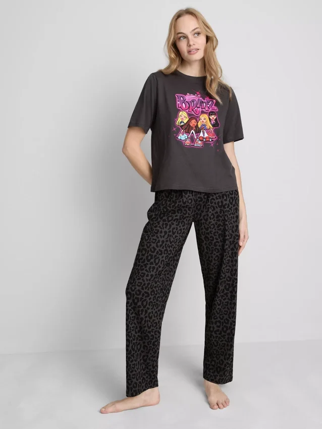 Bratz cotton leopard pajamas