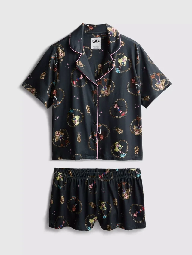 Bratz graphic boyfriend shorty pajamas