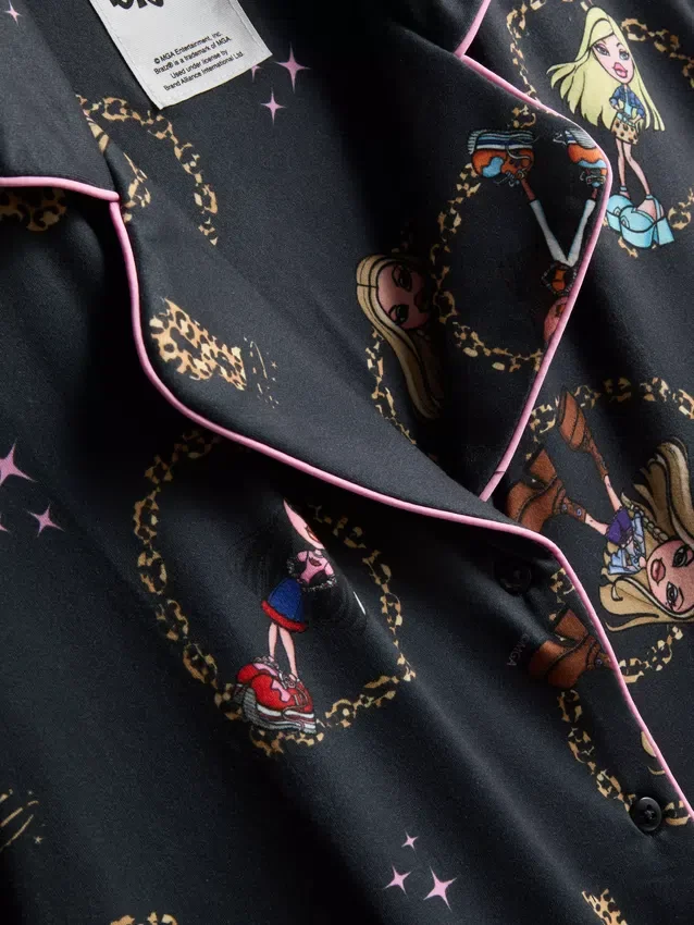 Bratz graphic boyfriend shorty pajamas