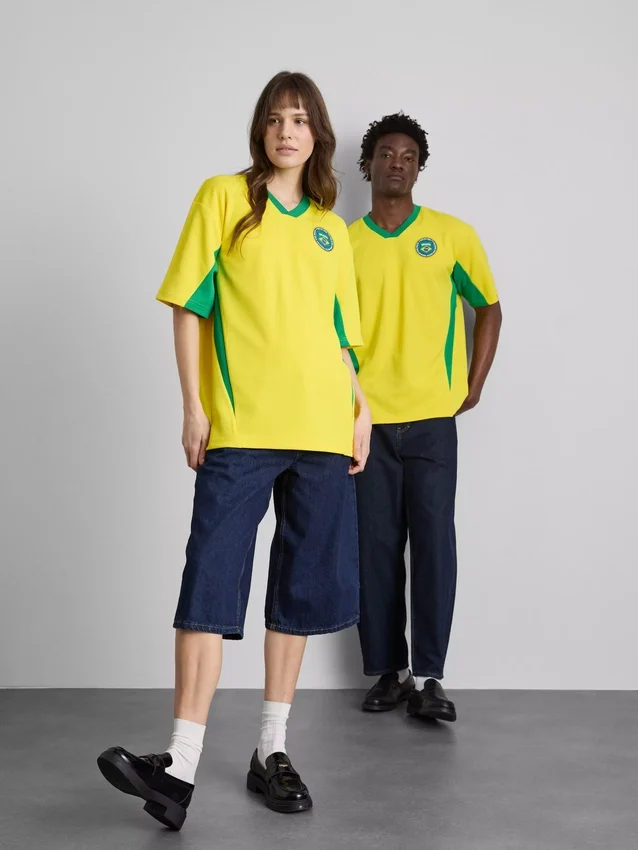 Brazil short sleeve mesh t-shirt
