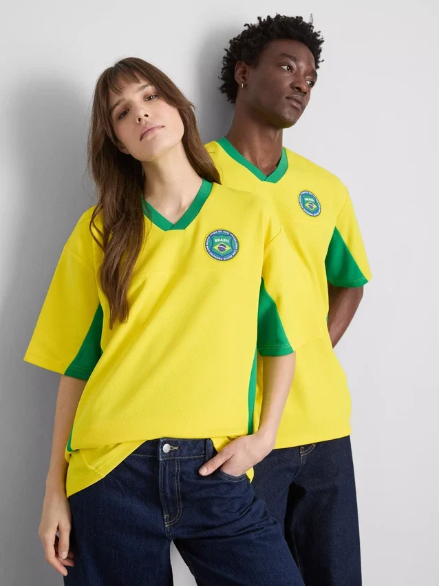 Brazil short sleeve mesh t-shirt