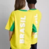 Brazil short sleeve mesh t-shirt