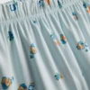 Breakfast print shorty boyfriend pajamas