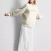 Bridal embroidered sequin sweatshirt