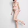 Bridal satin lace french knickers