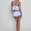 Bridal satin lace french knickers