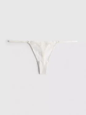 Bridal sequin embroidered thong