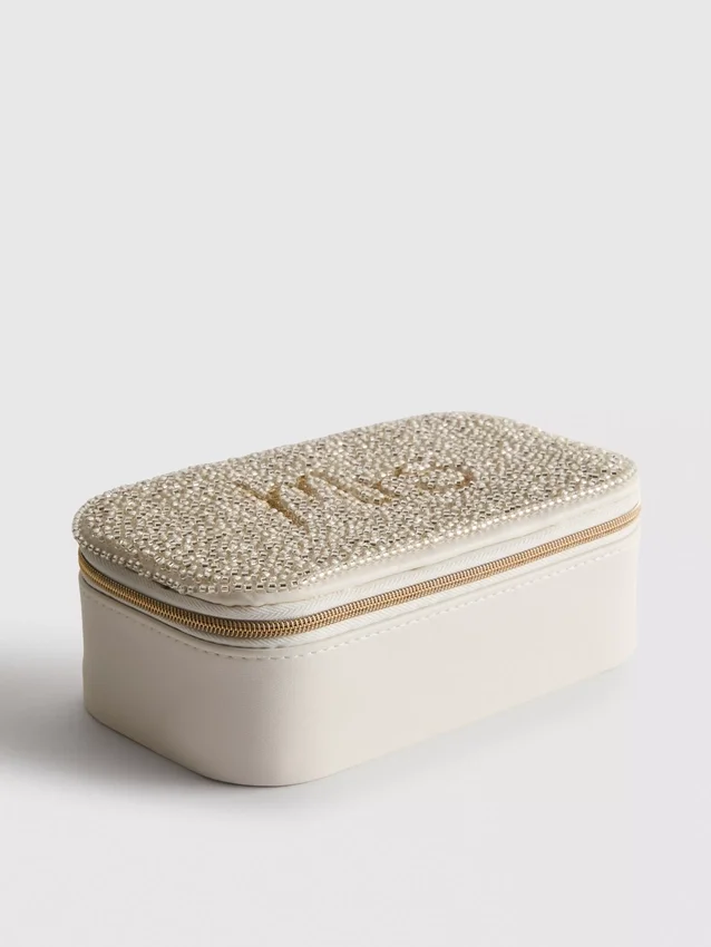 Bride embellished jewelry box