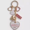 Bridesmaids charm keyring