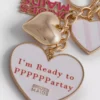 Bridesmaids charm keyring