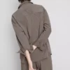 Brushed pinstripe shirt