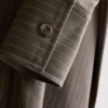 Brushed pinstripe shirt