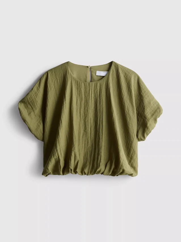 Bubble hem top
