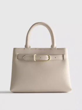 Buckle detail mini tote